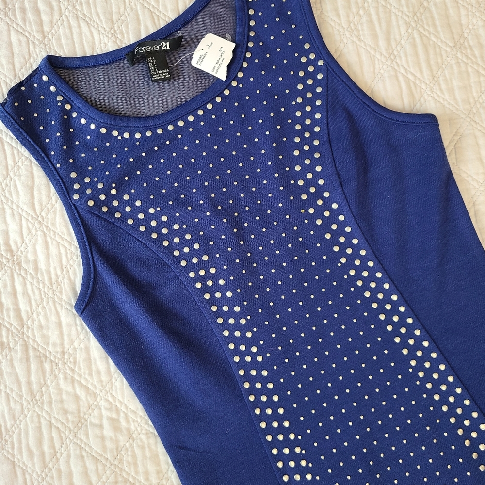 Forever 21 Studded Bodycon Dress NWT *small flaws*
